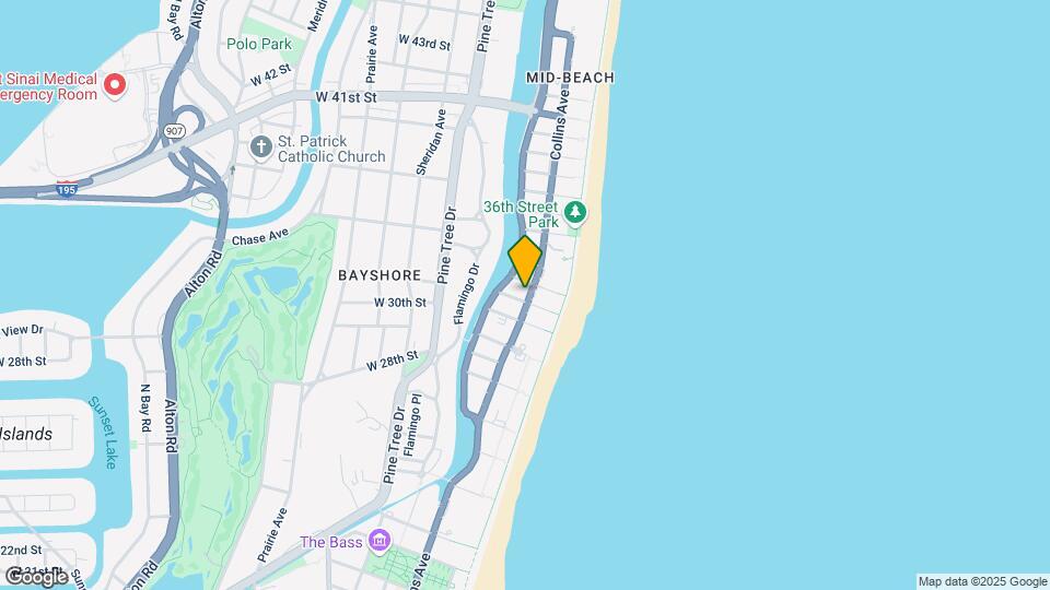 3100 Collins Ave Map and Location Details