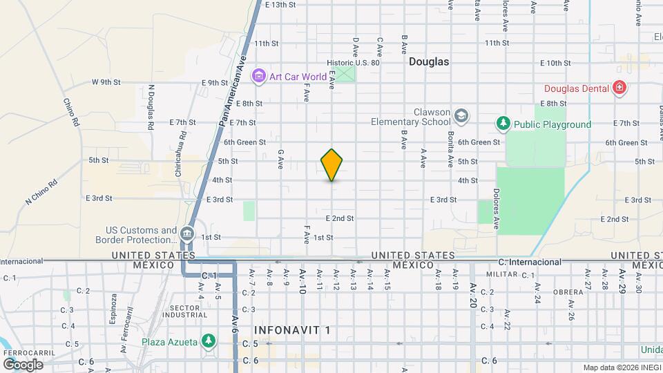 396 E Ave Map and Location Details