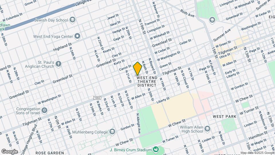 717 North Saint Elmo Street Map and Location Details