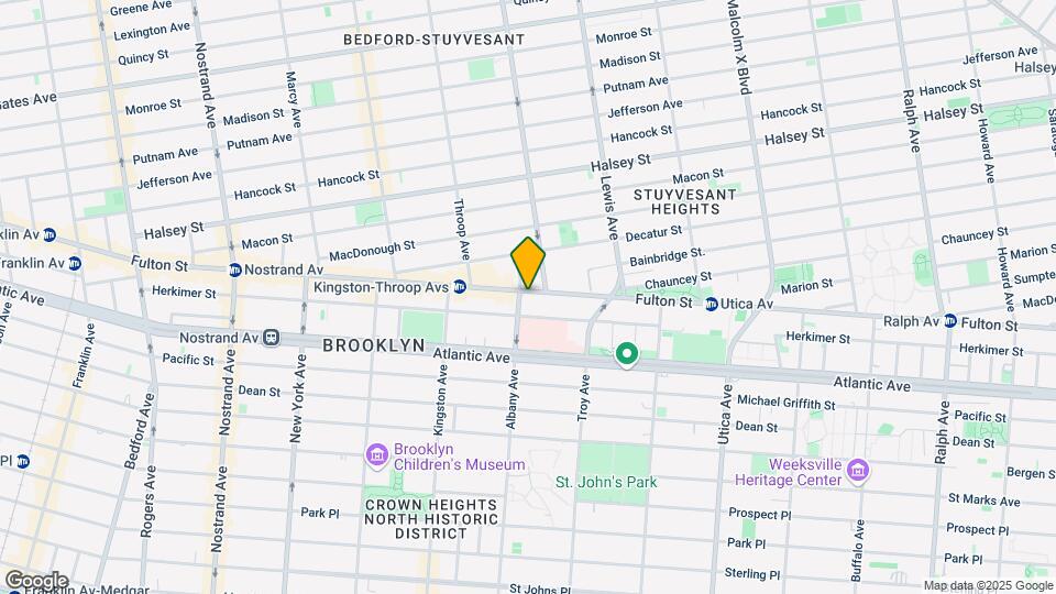 The Bradford in Bedford Stuyvesant Mapa y Detalles de la Ubicación