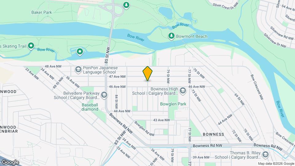 4705 81 St NW Map and Location Details