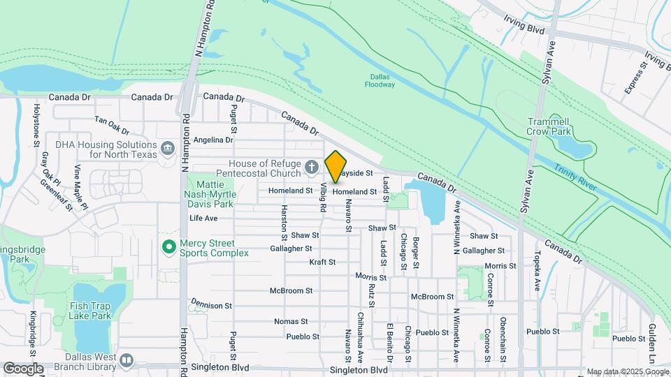 1719 Homeland St Map and Location Details