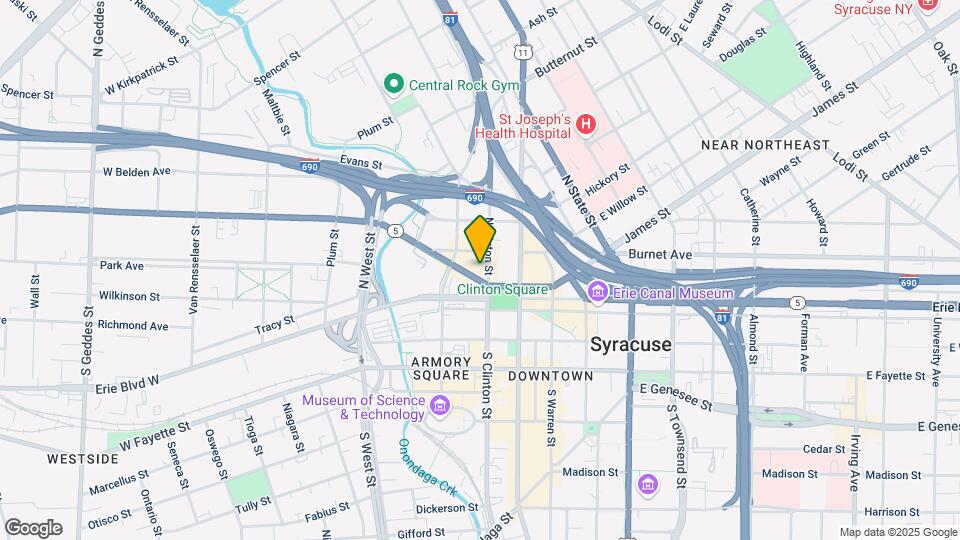 216 W Genesee St Map and Location Details