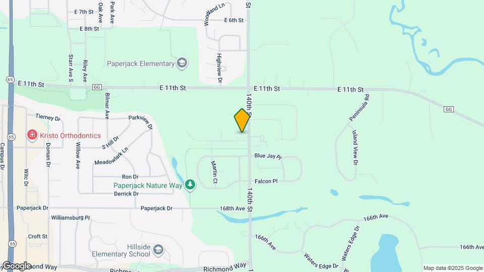 1229-1231 Wisteria Ln Map and Location Details