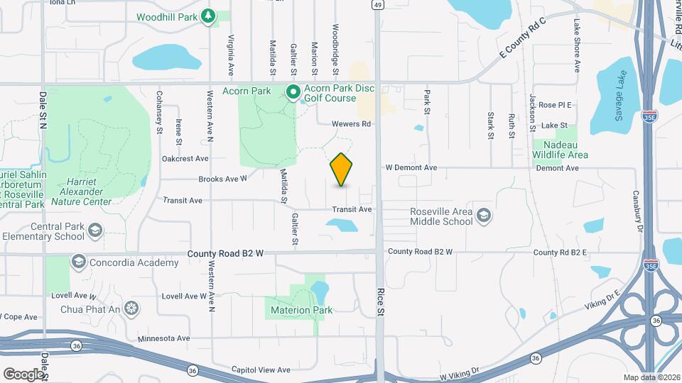 2489 Woodbridge St Map and Location Details