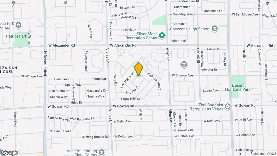 4019 Blueberry Peak Ln Map and Location Details