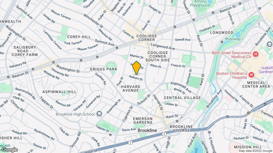 27 Auburn St, Unit 1 Map and Location Details