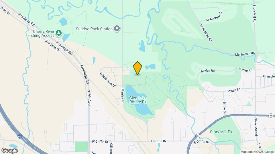 203 Bridger Vale Dr Map and Location Details