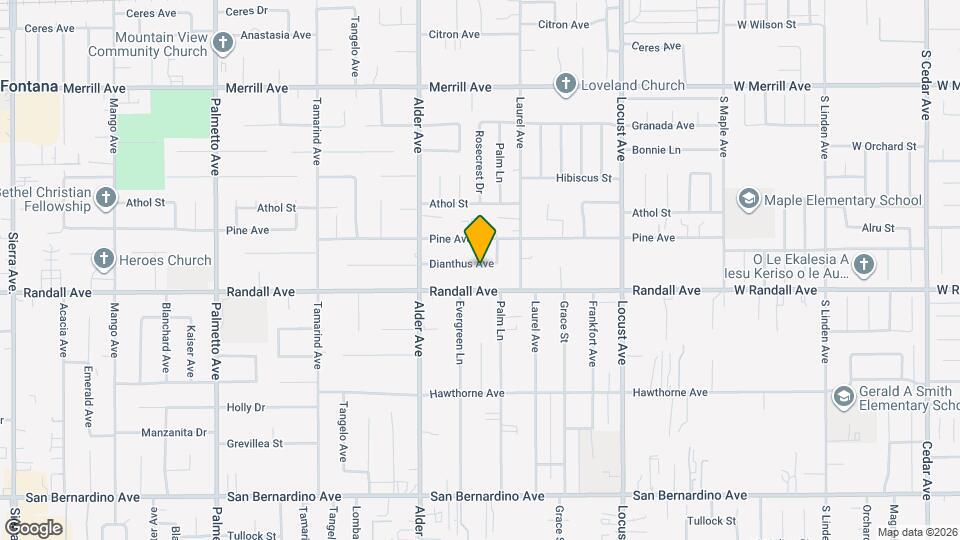 17835 Dianthus Ave Map and Location Details