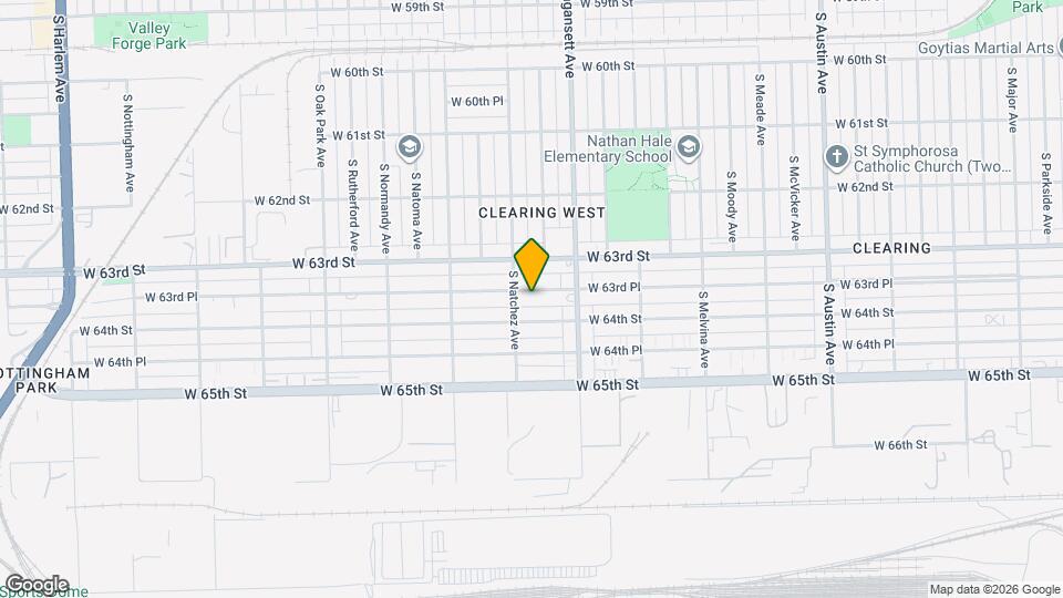 6447 W 63rd Pl Mapa y Detalles de la Ubicación