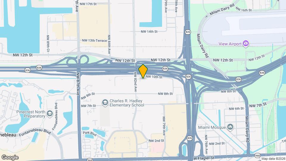 8172 NW 10th St Map and Location Details