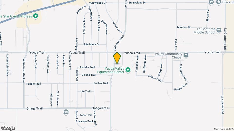 7399 Palomar Ave Map and Location Details