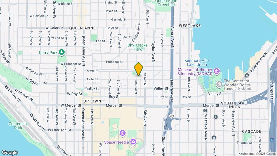 404 Aloha St Map and Location Details