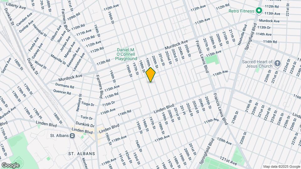 115-29 198th St Map and Location Details