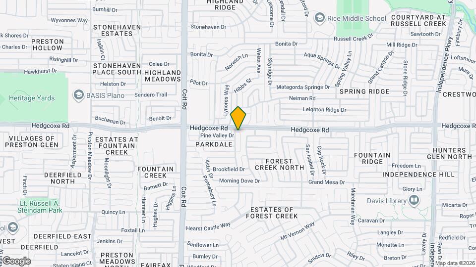7928 Hazeltine Dr Map and Location Details