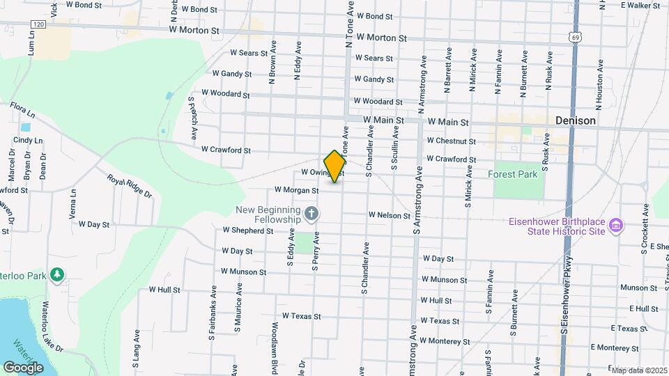 1109 W Morgan St Map and Location Details