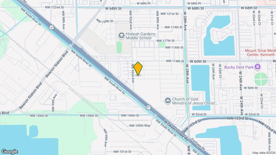 9147 NW 111th Terrace Map and Location Details