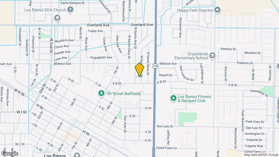 115 N Santa Rita St Map and Location Details