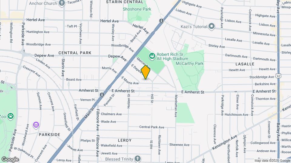 106 E Morris Ave Map and Location Details