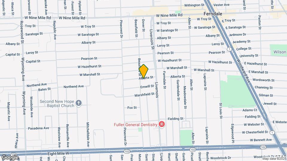 967 Alberta St, Unit 967 Alberta St. - Lower Map and Location Details