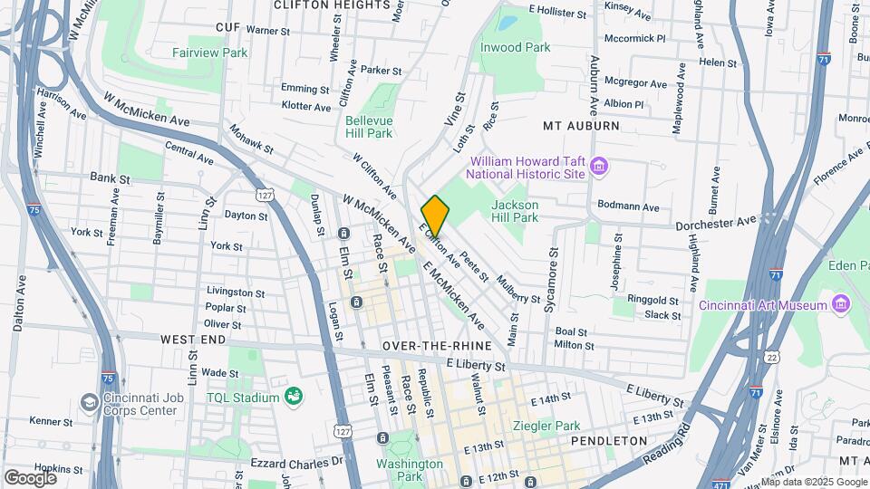 53 E Clifton Ave Map and Location Details