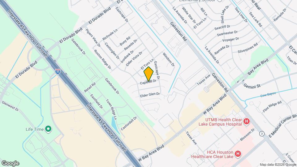 406 Capehill Dr Map and Location Details