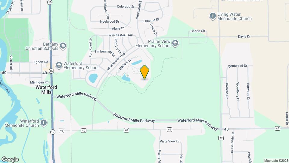 Waterford Crossing Mapa y Detalles de la Ubicación