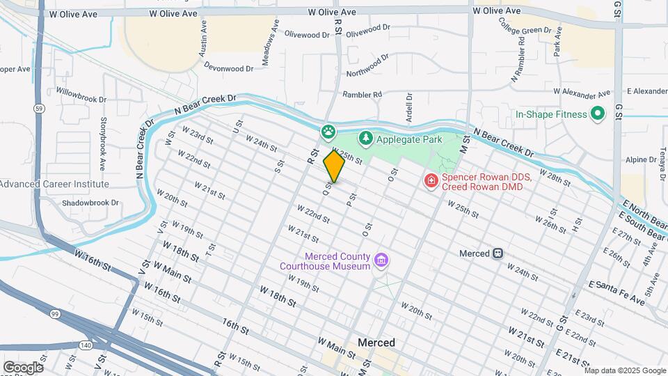 2324 Q St Map and Location Details