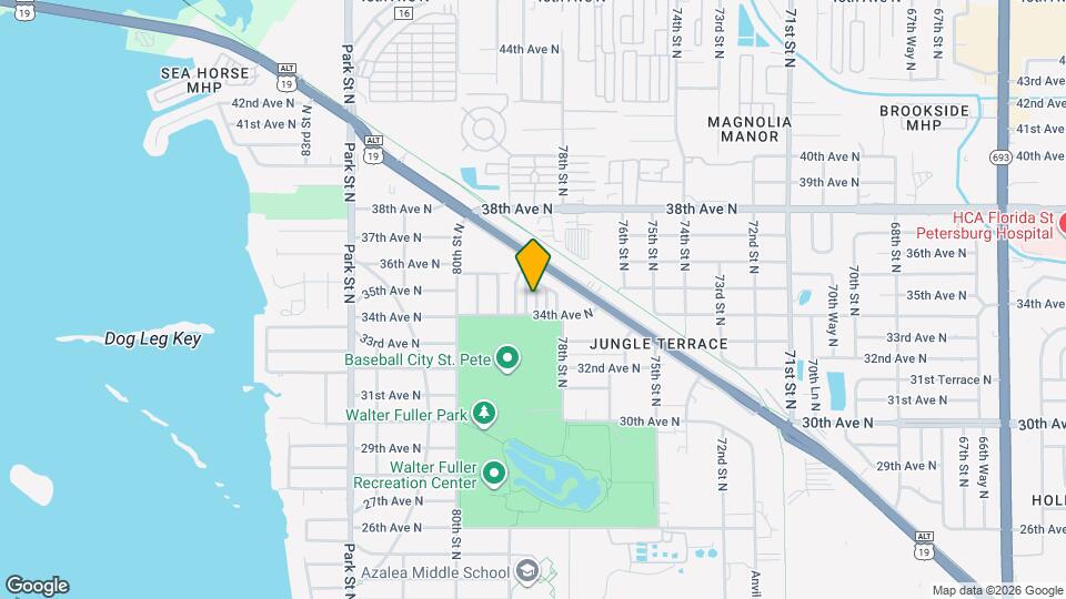 7801 34th Ave N Map and Location Details