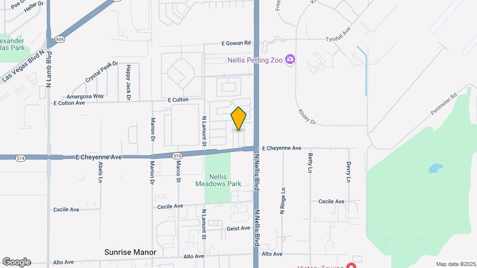 3295 N Nellis Blvd Map and Location Details