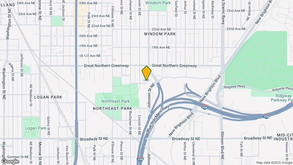 1602 Johnson St NE Map and Location Details