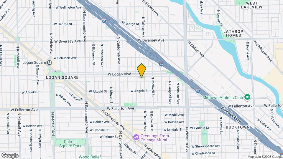 2641 W Logan Blvd Mapa y Detalles de la Ubicación