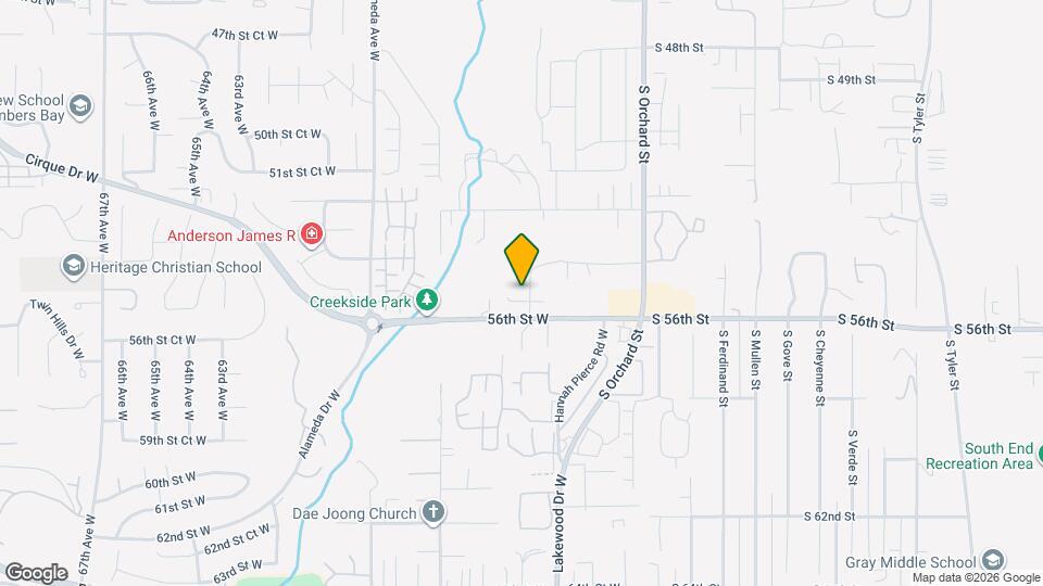 5508 54th Ave Ct W Map and Location Details