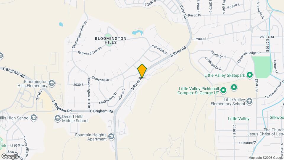 3102 S Relic Ridge Dr Map and Location Details