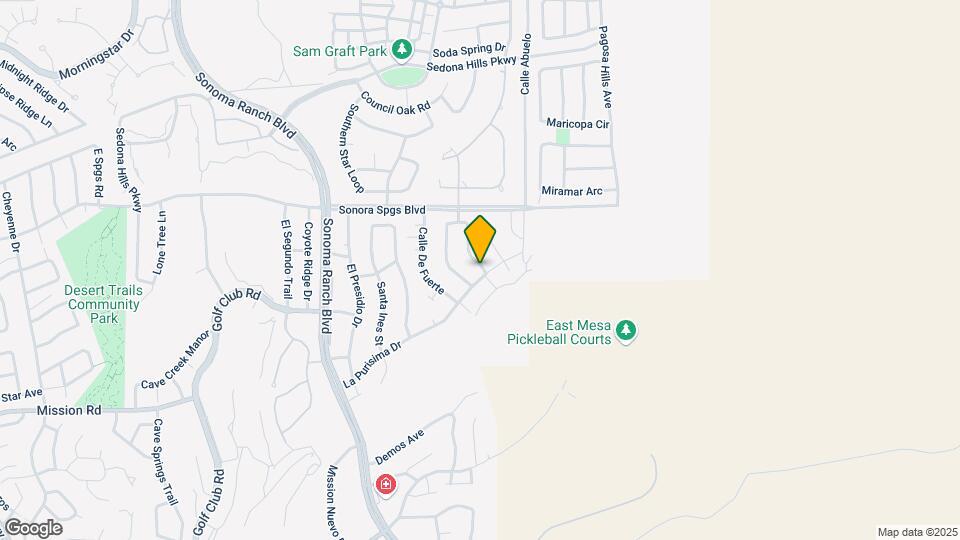 4157 La Purisima Dr Map and Location Details
