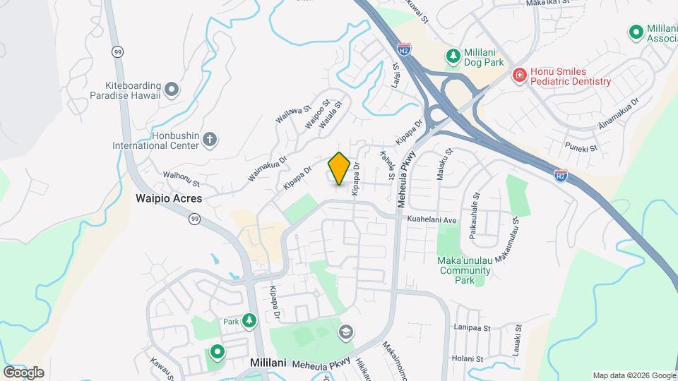 95-180-180 Hokuula Pl Map and Location Details