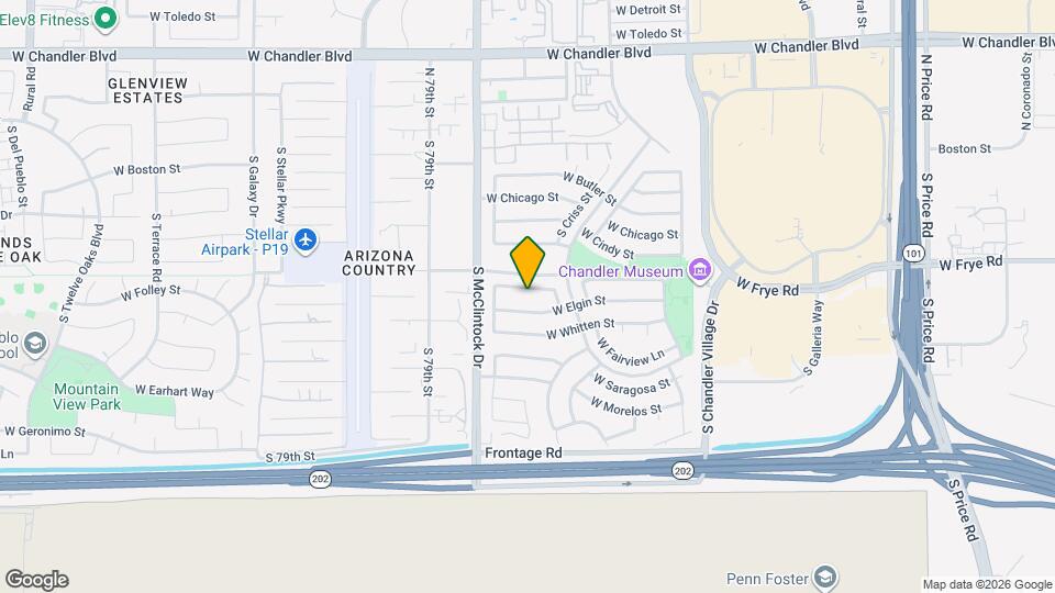 3841 W Folley St Mapa y Detalles de la Ubicación