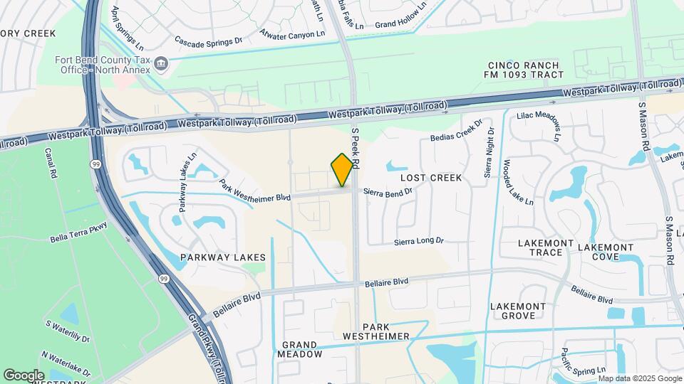 7303 Hadley Pasture Ln Map and Location Details