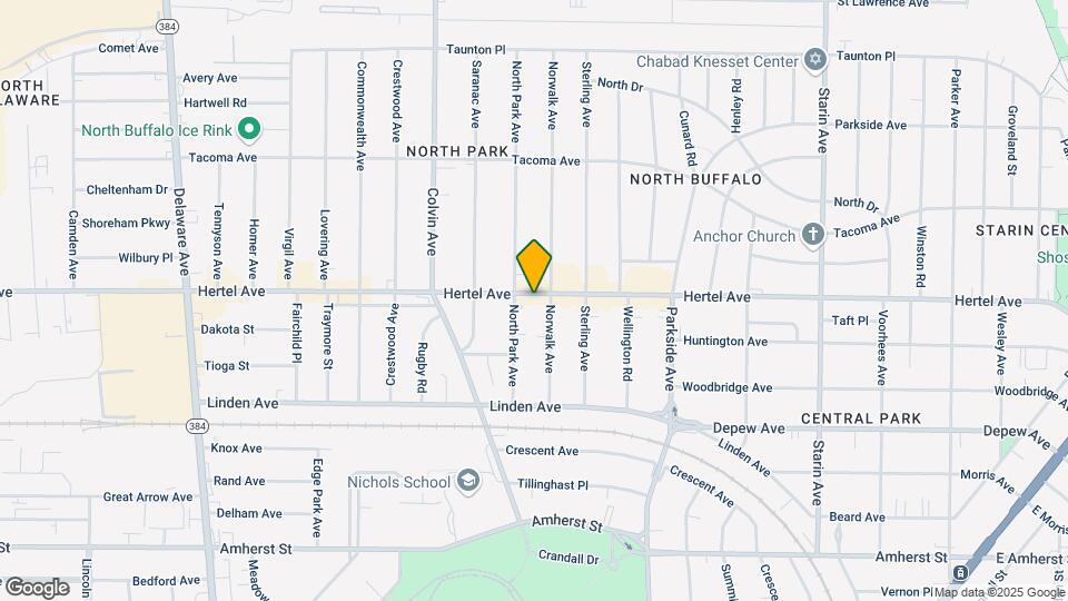 1431 Hertel Ave Map and Location Details