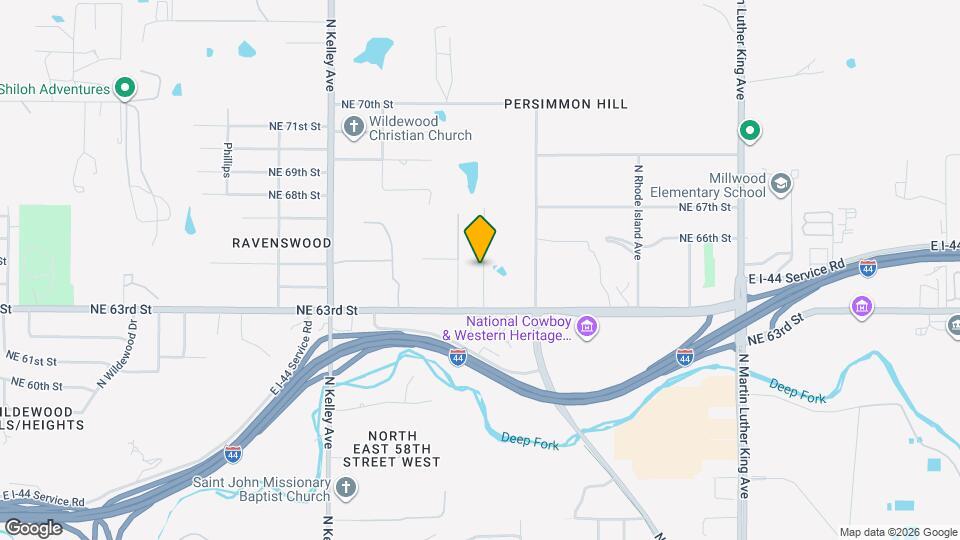 6521 N Lottie Ave Map and Location Details