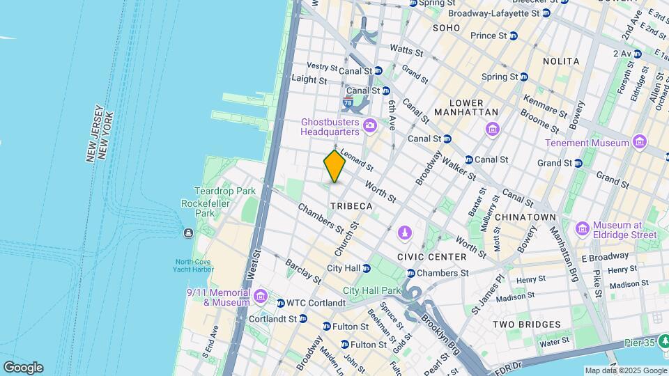 40 Hudson St Mapa y Detalles de la Ubicación