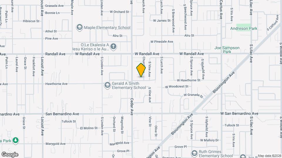 1238 W Hawthorne St Map and Location Details