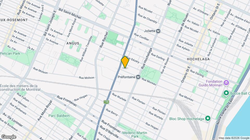 2655 Moreau Rue Map and Location Details