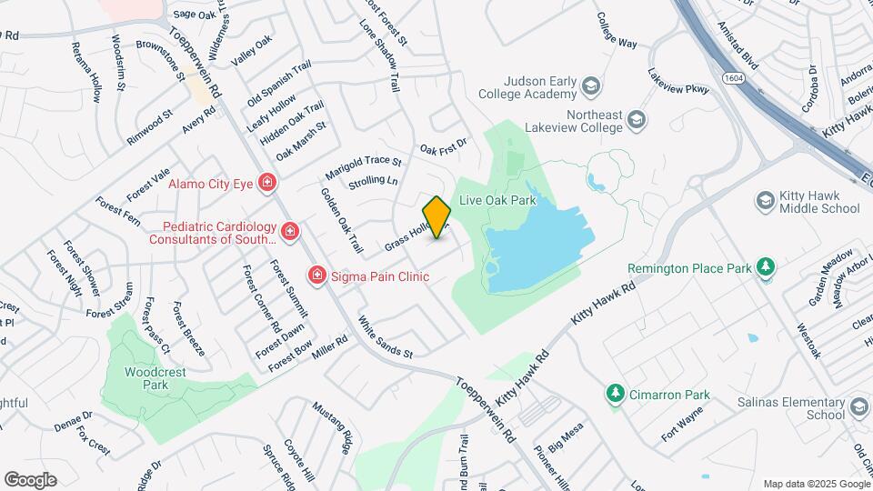 7814 Hollow Oak Map and Location Details