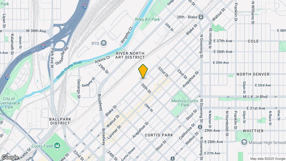 3016 Blake St Map and Location Details