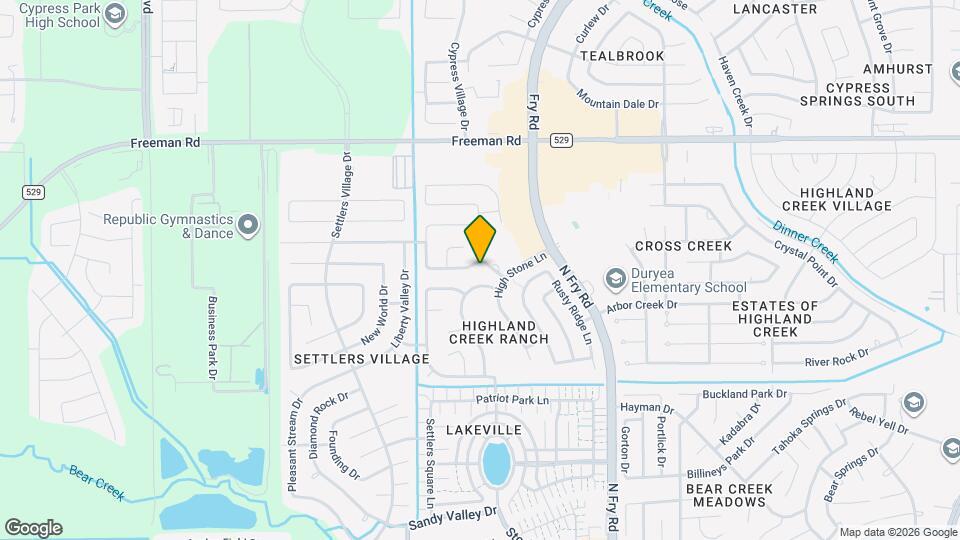 20643 Baron Bend Ln Map and Location Details