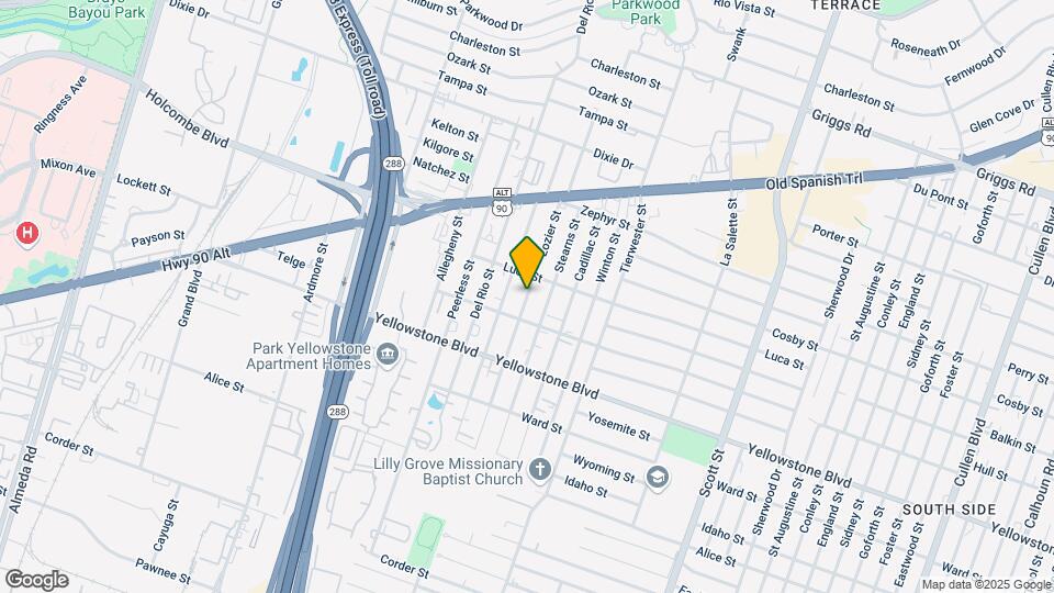 6720 Lozier St Map and Location Details