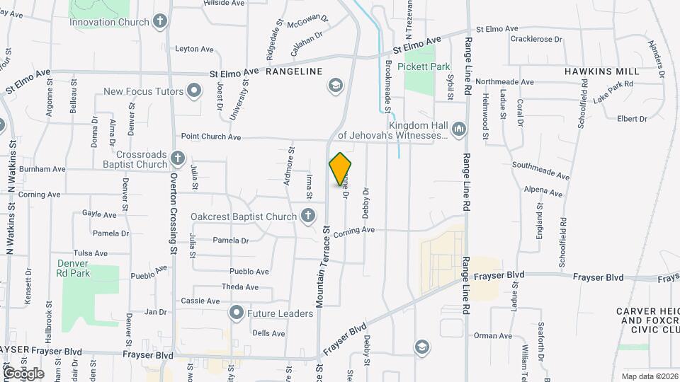 3655 Suzanne Dr Map and Location Details