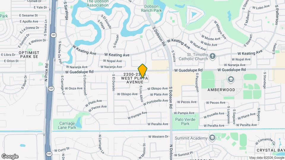 2162 W Osage Ave Map and Location Details