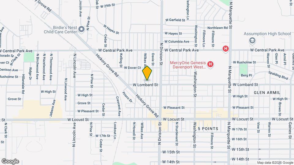2207 Wilkes Ave Map and Location Details
